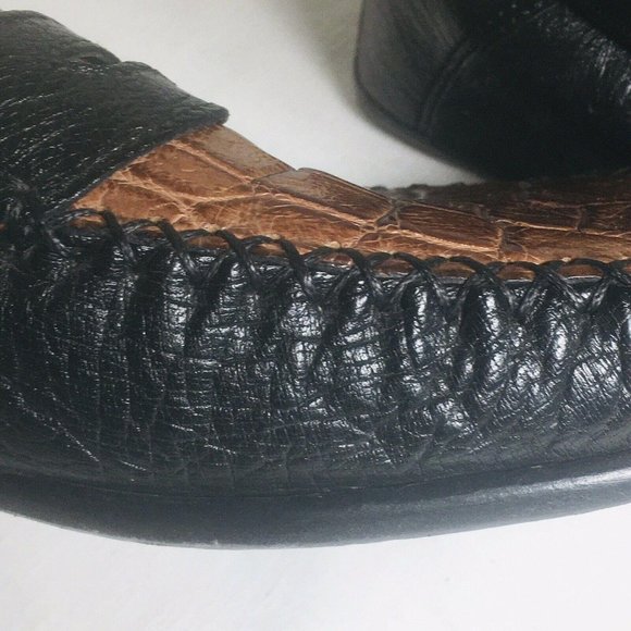 Zelli Men’s 9 Crocodile & Ostrich made in Italy - Picture 5 of 9